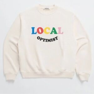 Madhappy Cream Local Optimist Sweatshirt